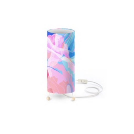 Abstract Pink Tulip Lamp