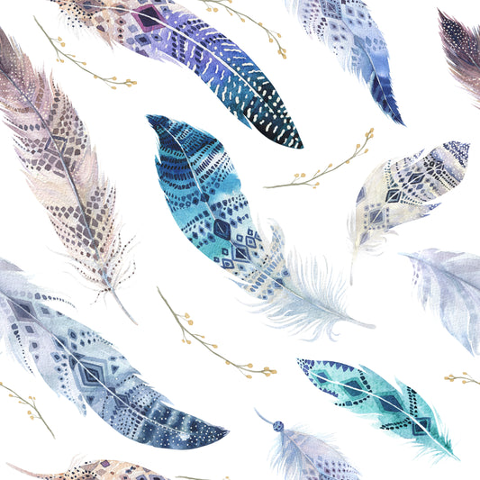 pale wispy feathers
