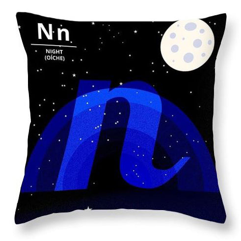 N - Night (Oíche) Cushion