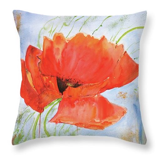 Poppy discount red cushions