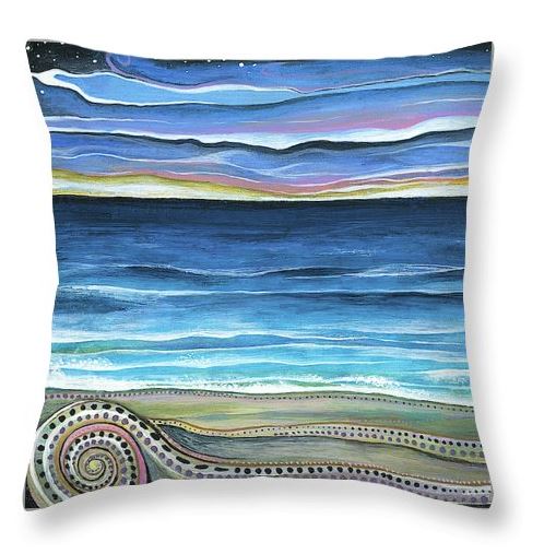 Sunset On A Distant Shore Cushion
