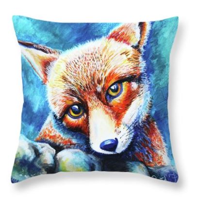 The little fox pillow is just too cute