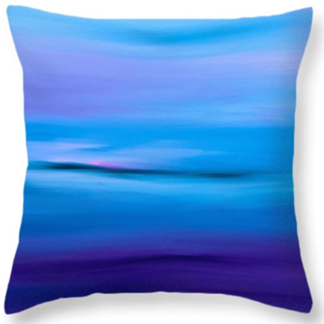 Abstract Sunset Cushion
