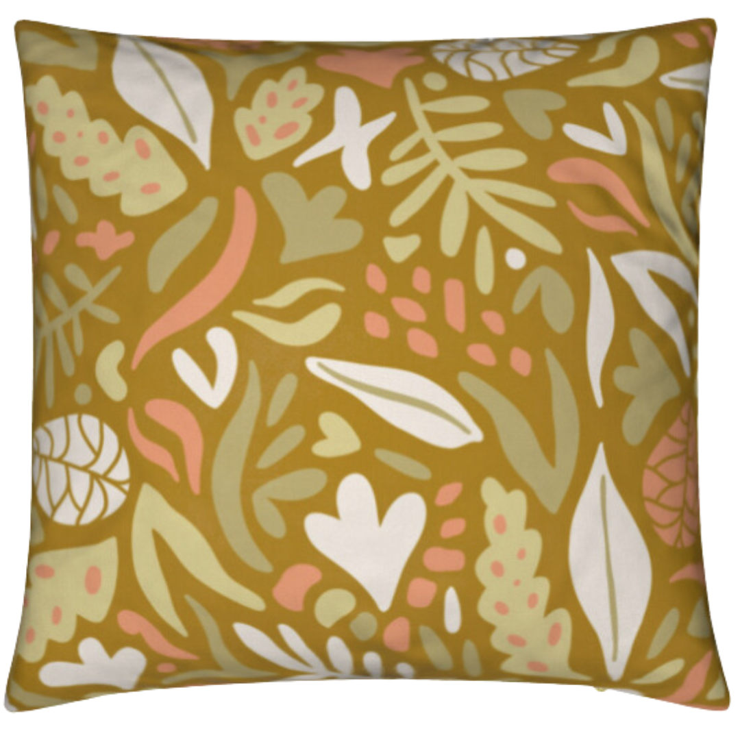 Botanic Reverie Ginger Cushion