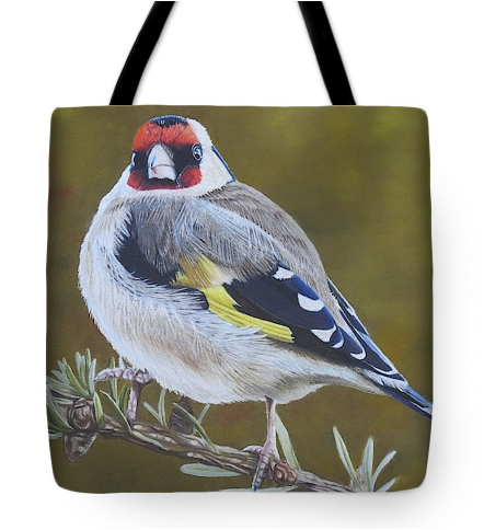 Goldfinch Art Bag