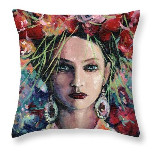 Goddess of Inspiration Cushion, pillow, throw pillow