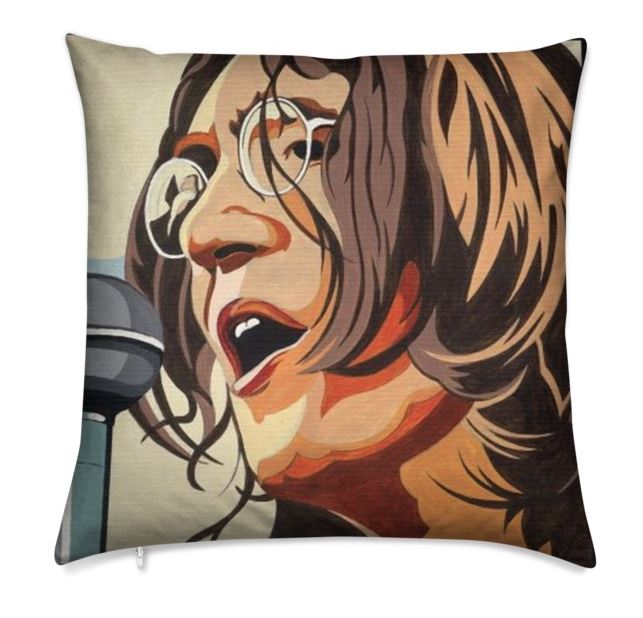 John Lennon Velvet Art Cushion