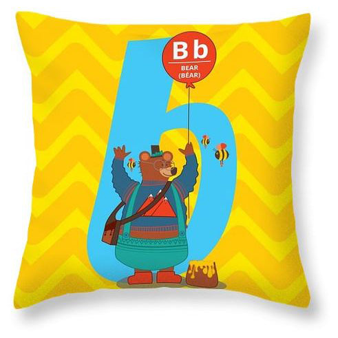 B - Bear (Béar) Cushion