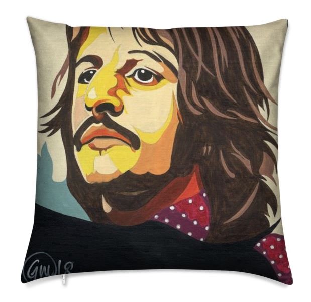 The Beatles Velvet Art Cushion Set