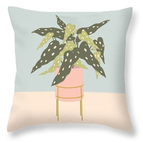 Spotted Begonia Cushion
