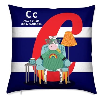 C - Cow & Chair (Bó & Cathaoir) Cushion