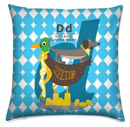 D - Duck & Dog (Lacha & Madra) Cushion