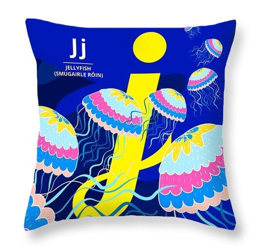 J - Jellyfish (Smuglairle Róin) Cushion