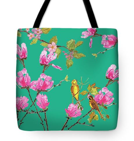 Cherry blossom art bag - beautiful