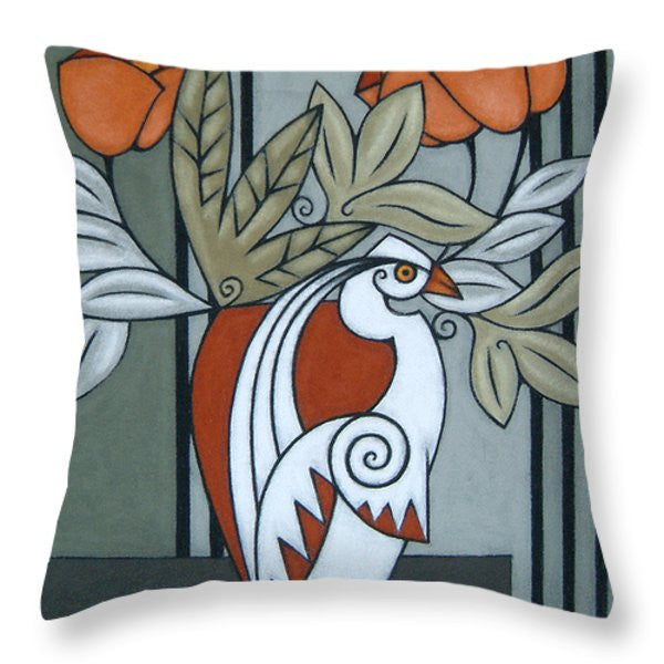 Bird Vase 1 Cushion