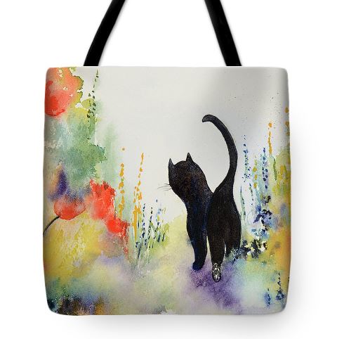 Black Cat Art Bag