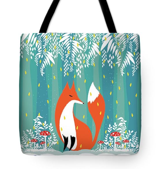 Woodland fox bag front