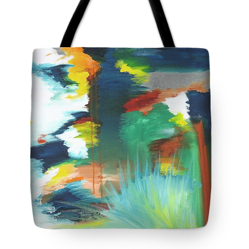 colorful abstract art bag