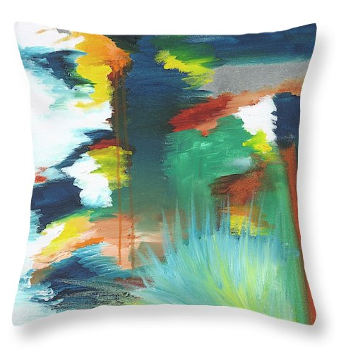 colorful abstract cushion