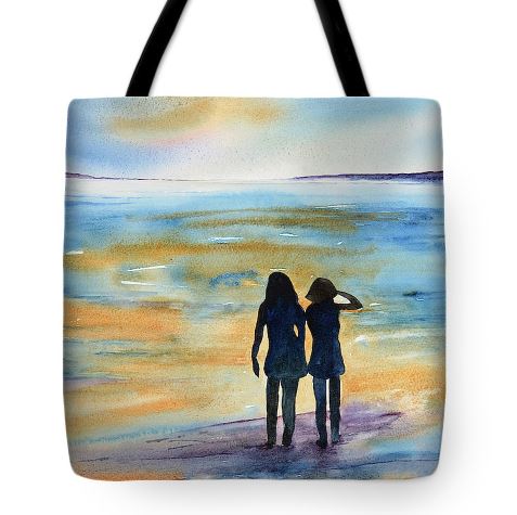 Ocean Walk Art Bag