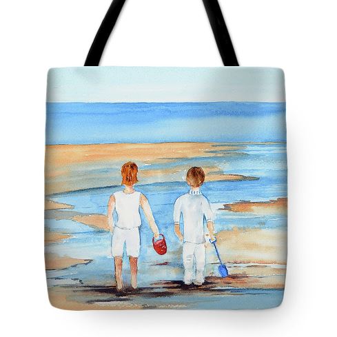 On Paddle Beach Art Bag