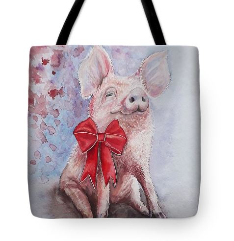 Prize Pig Art Bag