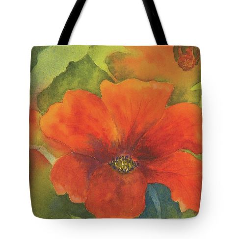 Red Poppy Art Bag