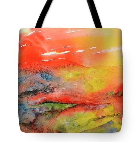 Red Sunset Art Bag