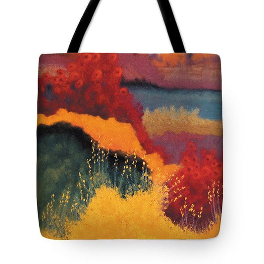 Fields of gold tote bag