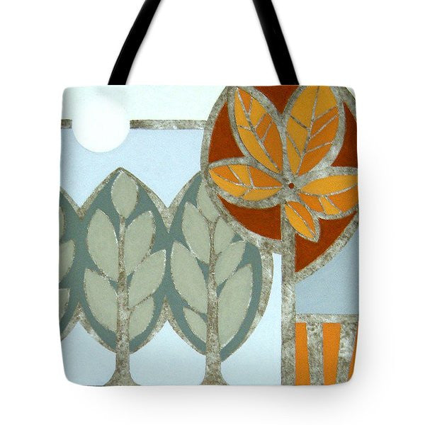 Window on evening tote bag